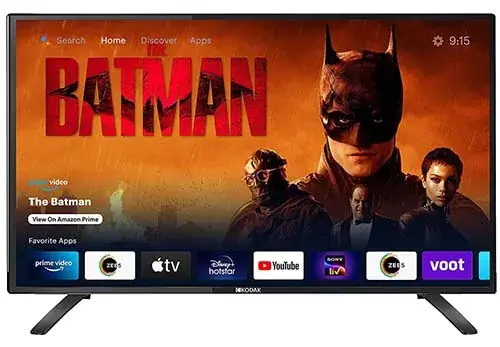 Best Smart TVs Under 10000 in India 2023 Kodak HD Android TV 7XPRO