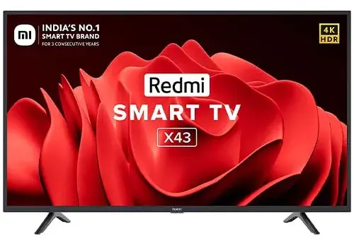 Best 4k Smart TVs Under 30000 in India 2023 Redmi 4K Smart TV X43