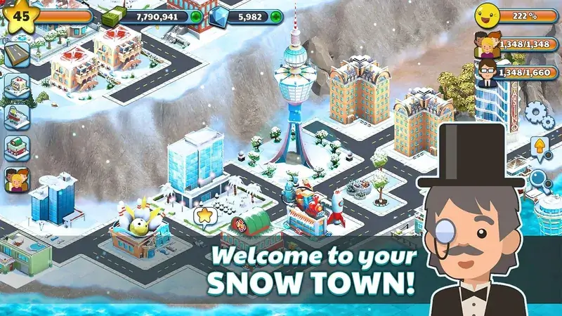 5 Best City Building Games For Android & IOS In 2023 Snow Town - Ice Village City