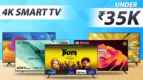 Best 4k Smart TV Under 35000 in India 2023