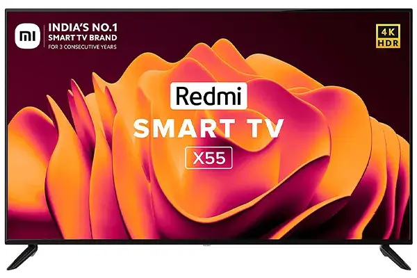 Best 4k Smart TV Under 35000 in India 2023 Redmi 4K Android Smart TV X55