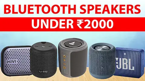 Best Bluetooth Speakers Under 2000 in India 2023