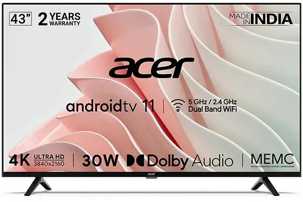 Best Smart TV Under 25000 in India 2023 Acer I Series 4K Android Smart LED TV