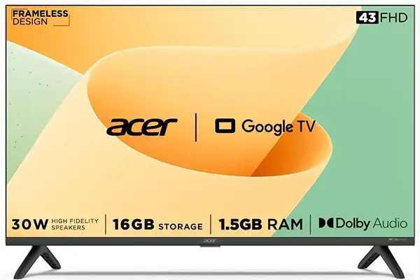 Best Smart TV Under 20000 in India 2023 Acer Advanced I Series Full HD Smart LED Google TV