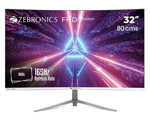 Best Monitor Under 15000 in India 2023 ZEBRONICS Gaming AC32FHD