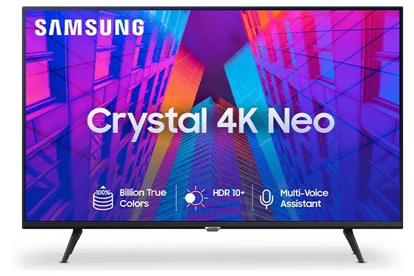 Samsung Crystal 4K Neo Series Smart TV Best Smart TV Under 50000 in India 2024