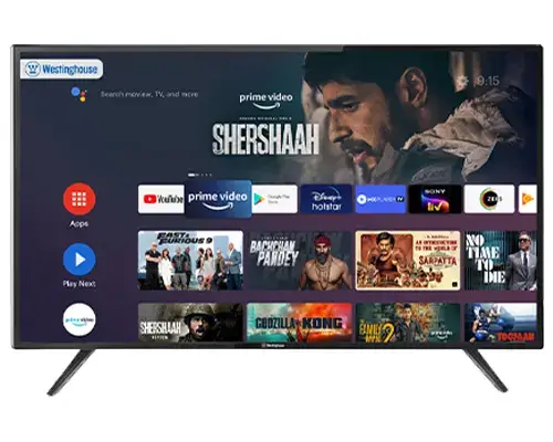 Westinghouse 4K Smart Android LED TV Best 4k Smart Tv Under 25000 in India 2024