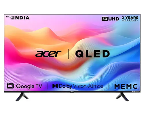 Acer V Series 4K QLED Google TV Best 4k Smart TV Under 35000 in India 2024