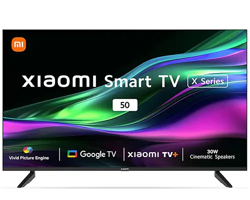 Xiaomi X Series 4K Smart Google TV Best 4k Smart TV Under 35000 in India 2024