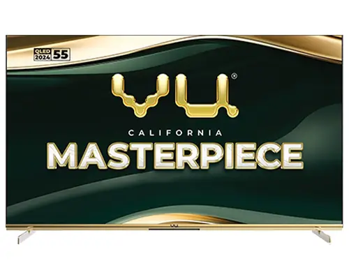 Vu Masterpiece Frame Series 4K QLED TV Best 4k Smart TV Under 50000 in India 2025