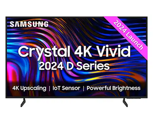 Samsung D Series Crystal 4K Smart TV Best Smart TV Under 35000 in India 2025