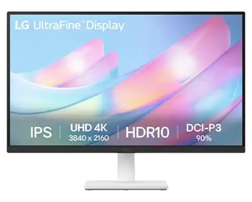 LG 27US500-W Best Monitor Under 20000 in India 2025