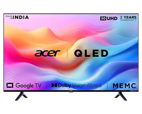 Acer V Series Smart QLED Google TV Best 4k Smart TV Under 30000 in India 2025