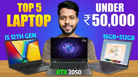 Best Laptops Under 50000 in India 2025